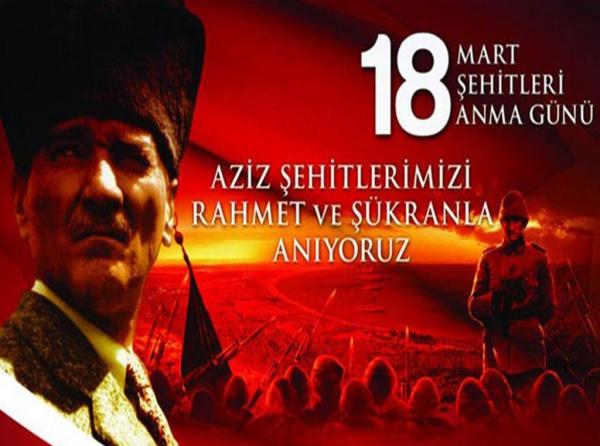 18 Mart Çanakkale Deniz Zaferi ve Şehitleri Anma Günü 